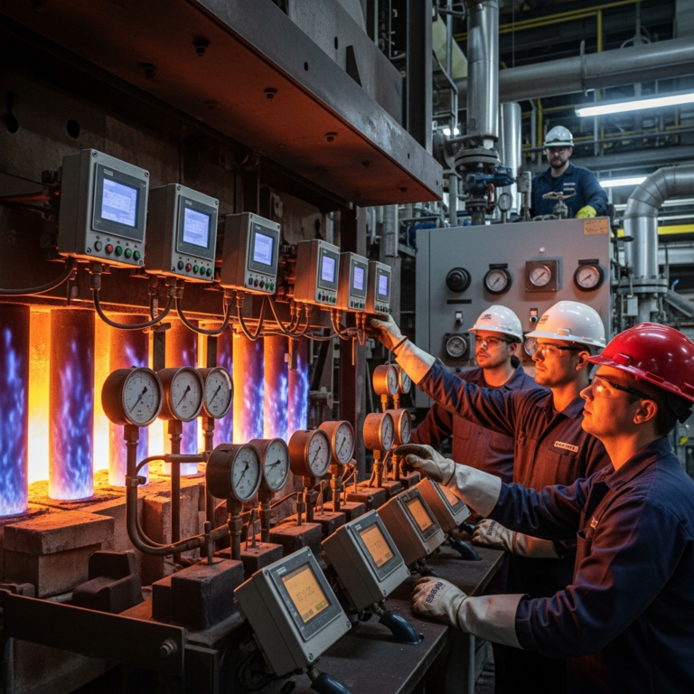 Refrakter dry-out kurutma süreci endüstriyel fırın