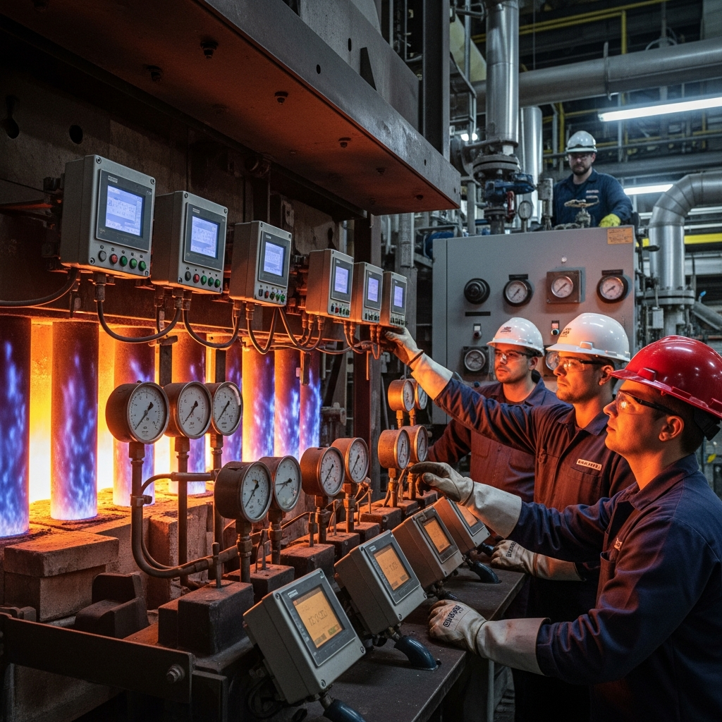 Refrakter dry-out kurutma süreci endüstriyel fırın